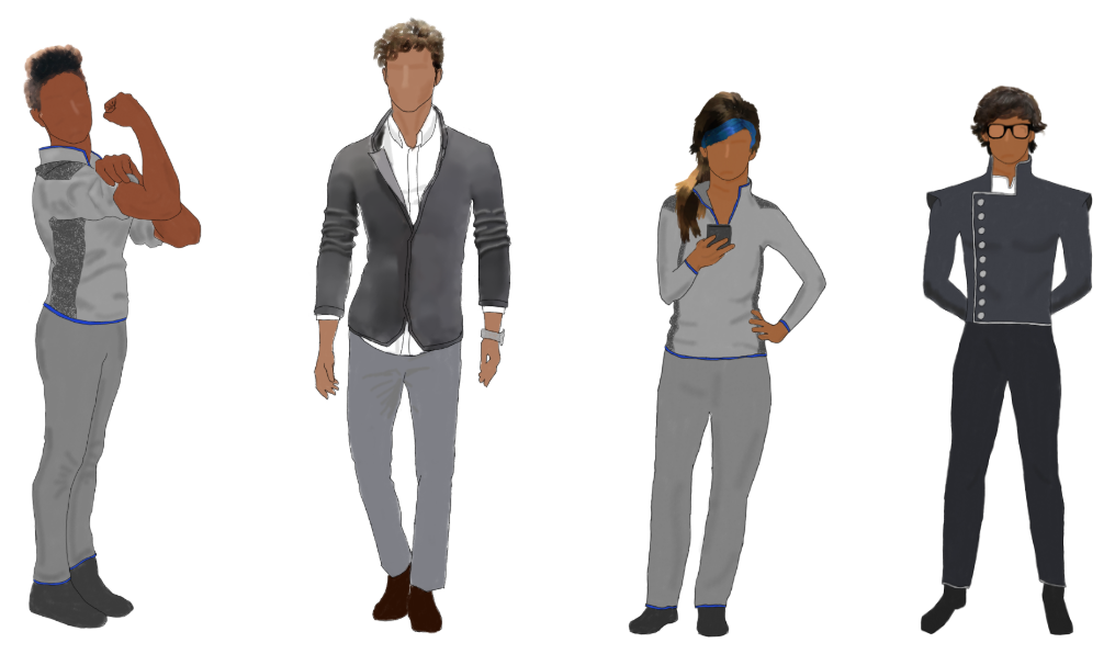 The four main characters